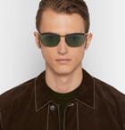 Persol - Key West Rectangle-Frame Acetate Polarised Sunglasses - Black