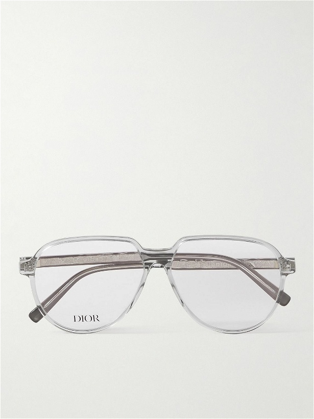 Photo: Dior Eyewear - InDior A1I Aviator-Style Acetate and Silver-Tone Optical Glasses