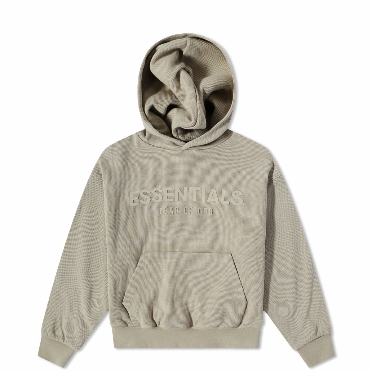 Fear of God ESSENTIALS Kids Popover Hoody in Seal Fear Of God Essentials