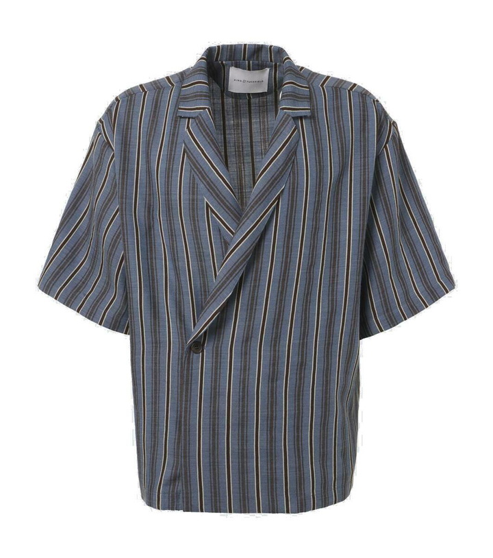 Photo: King & Tuckfield Striped virgin wool shirt