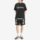 God Made Men's F7 Shorts in Washed Black