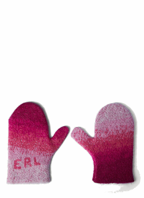 Photo: Gradient Mitts in Pink