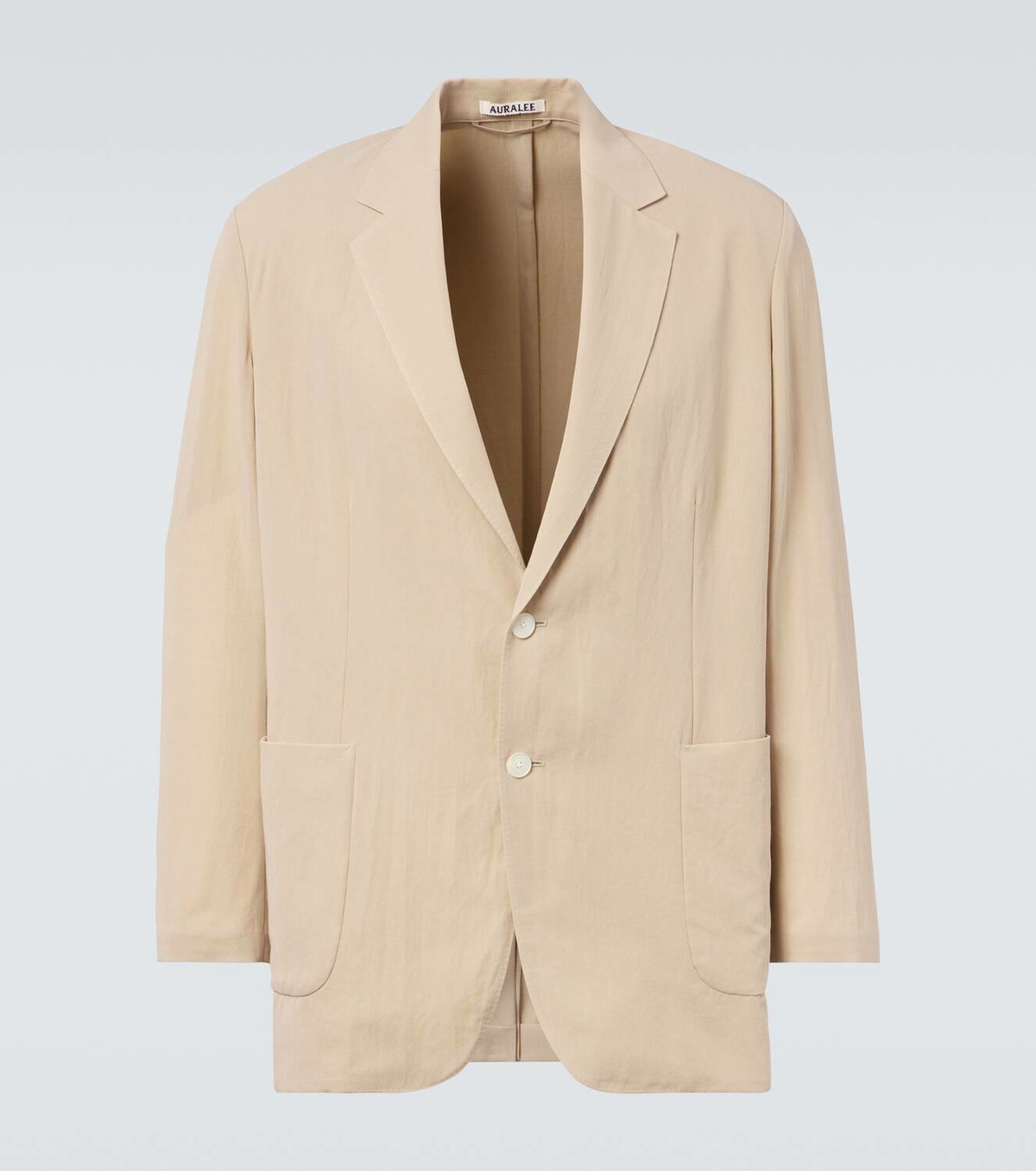 JACKET GABARDINE LINEN 18SS AURALEE ジャケット・アウター 5 Neighbour – Green Blouson Gabardine Cotton Bonded High-Density Auralee ジャケット・アウター
