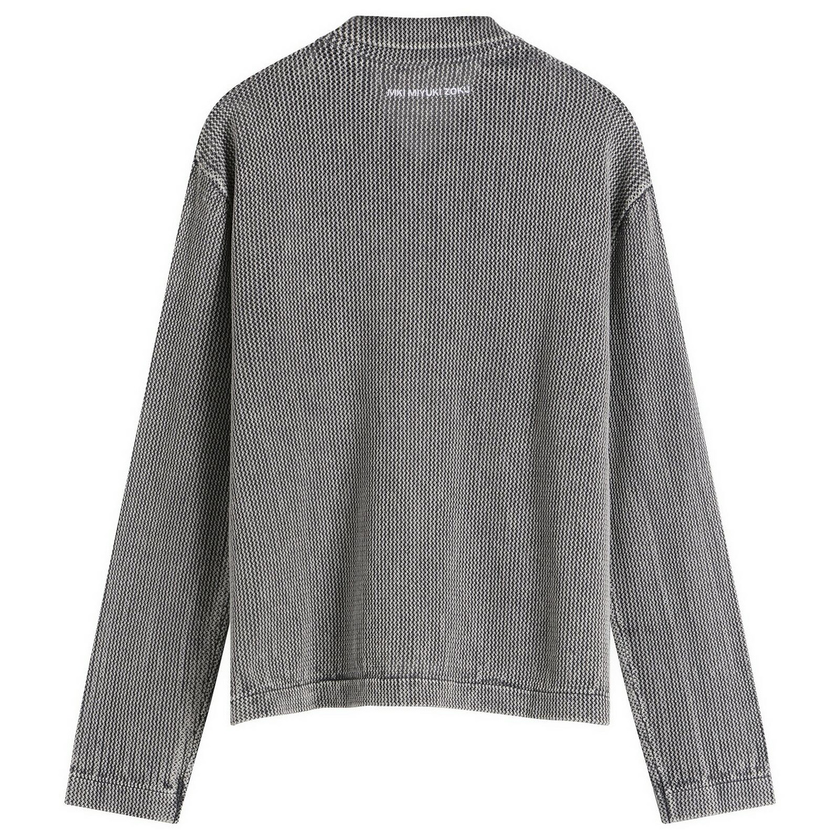 MKI Men's Presented by END. Pigment Dyed Loose Gauge Track Jacket in Pigment Grey