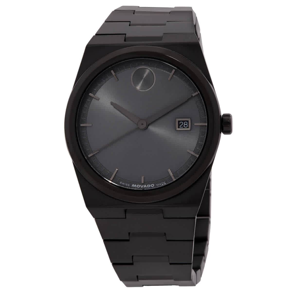 Movado BOLD Quest Quartz Black Dial Mens Watch 3601224