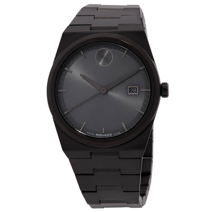 Photo: Movado BOLD Quest Quartz Black Dial Mens Watch 3601224