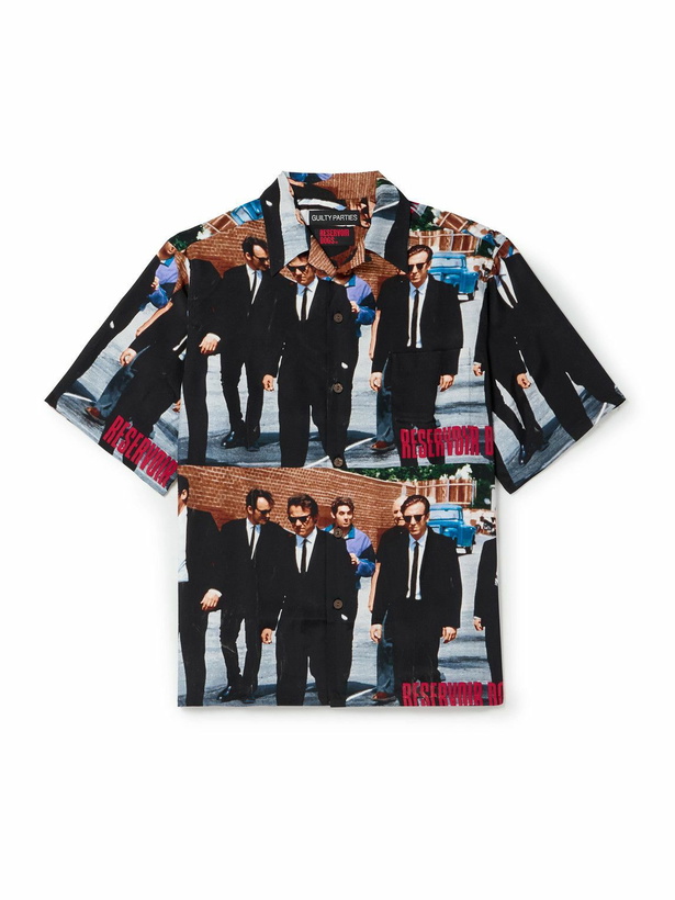 Photo: Wacko Maria - Reservoir Dogs Convertible-Collar Printed Woven Shirt - Blue