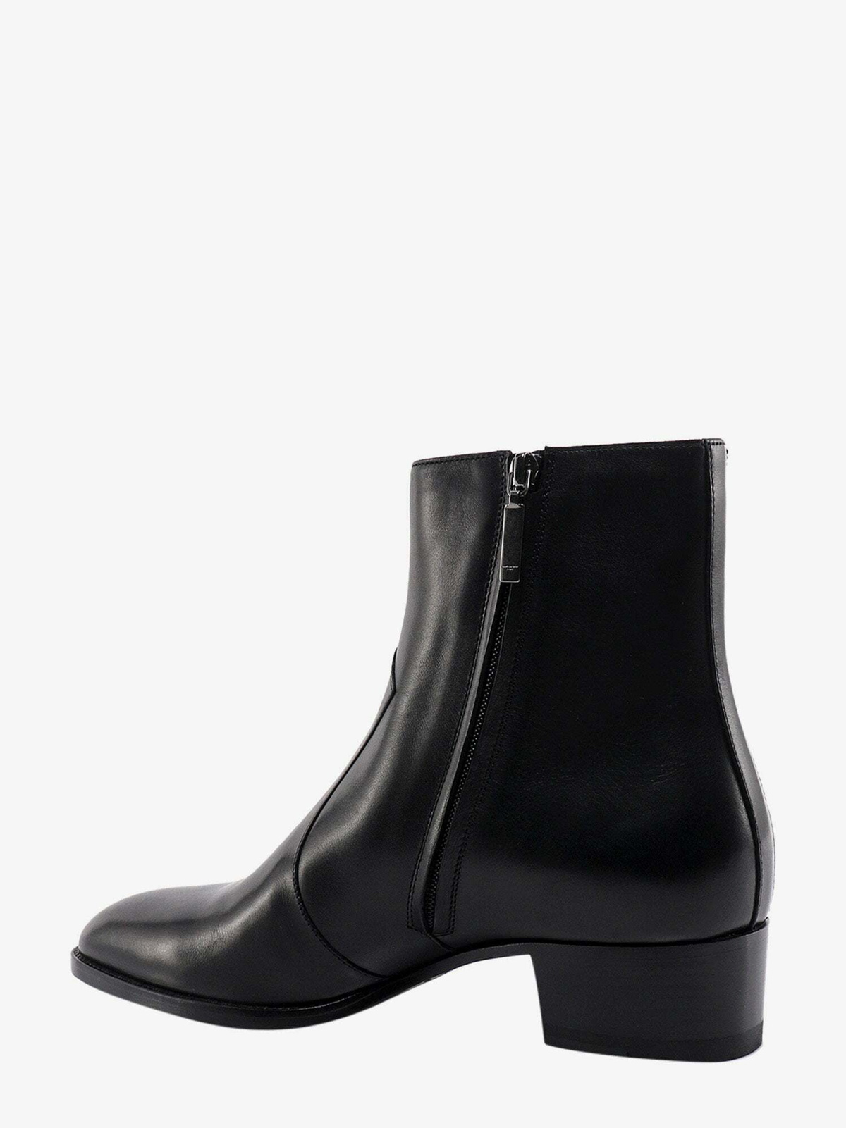 Saint Laurent Ankle Boots Black Mens Saint Laurent