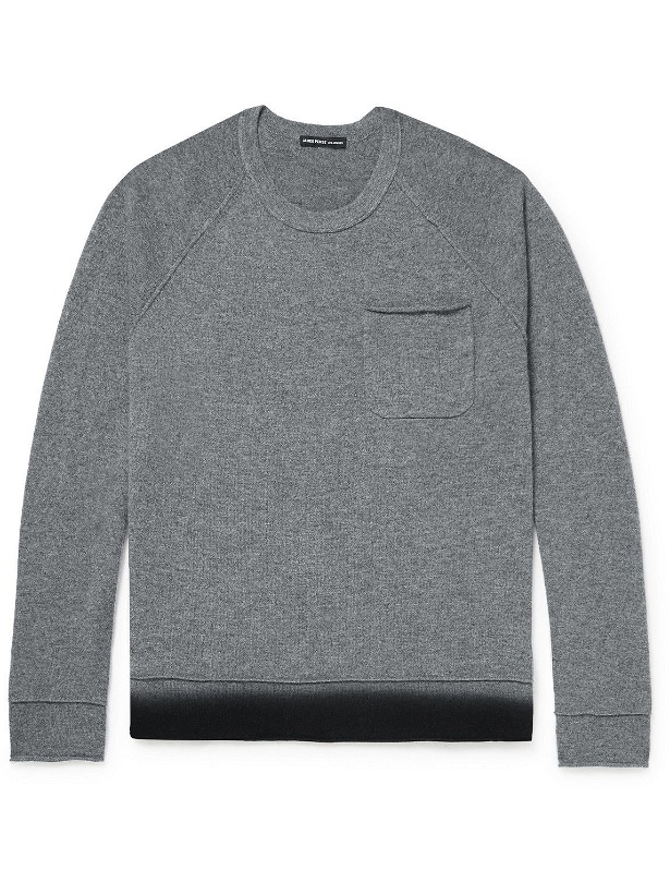 Photo: James Perse - Dip-Dyed Cashmere Sweater - Gray