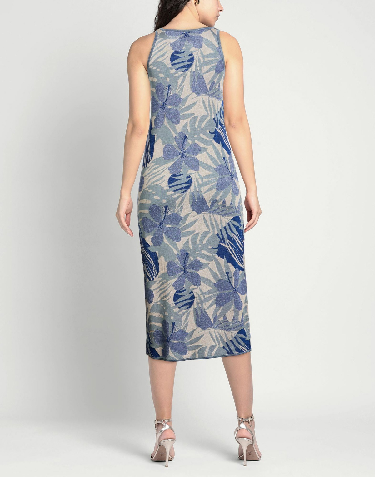 Alessia Santi Womens Midi dress Slate in Blue