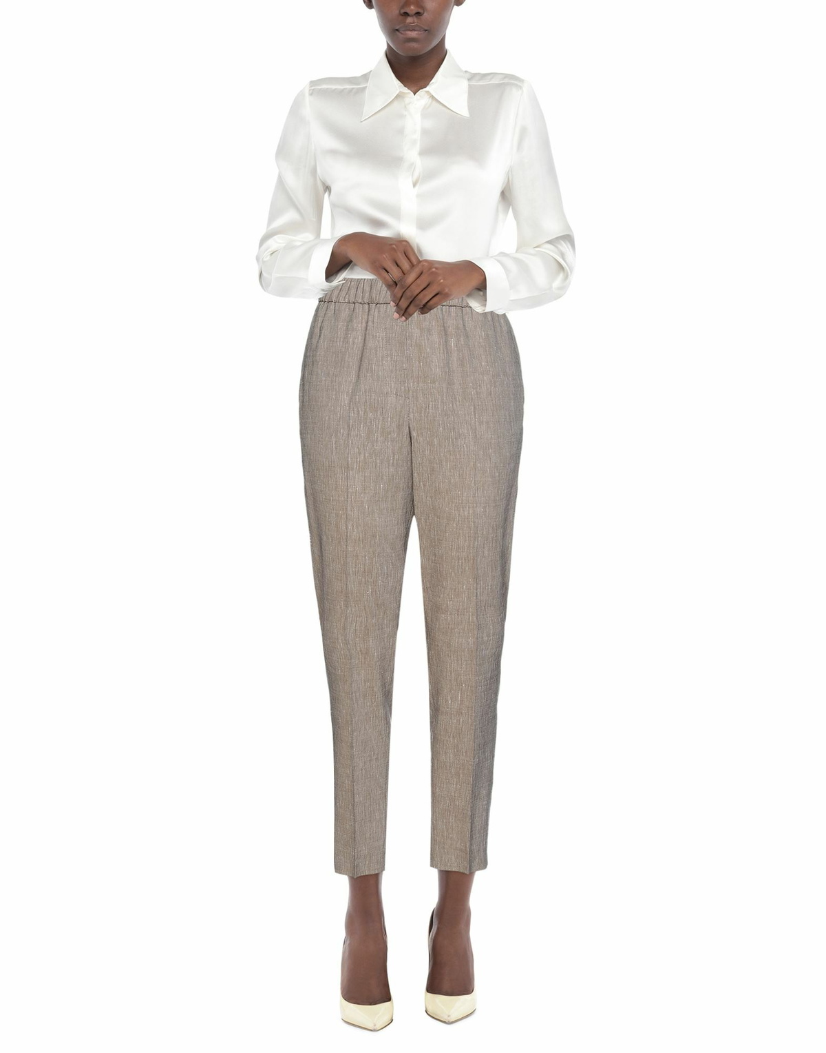 Peserico Womens Pants Light brown
