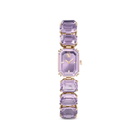 Swarovski Quartz Crystal Purple Dial Ladies Watch 5722364