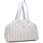 Vivienne Westwood Burgundy & Gray Archive Large Bag