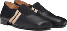 EGONlab Black 2 Straps Ballerina Loafers