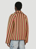 Lanvin Curb Chevron Knit Jacket