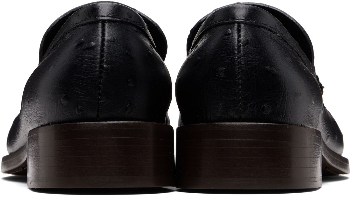 Acne Studios Black Leather Loafers