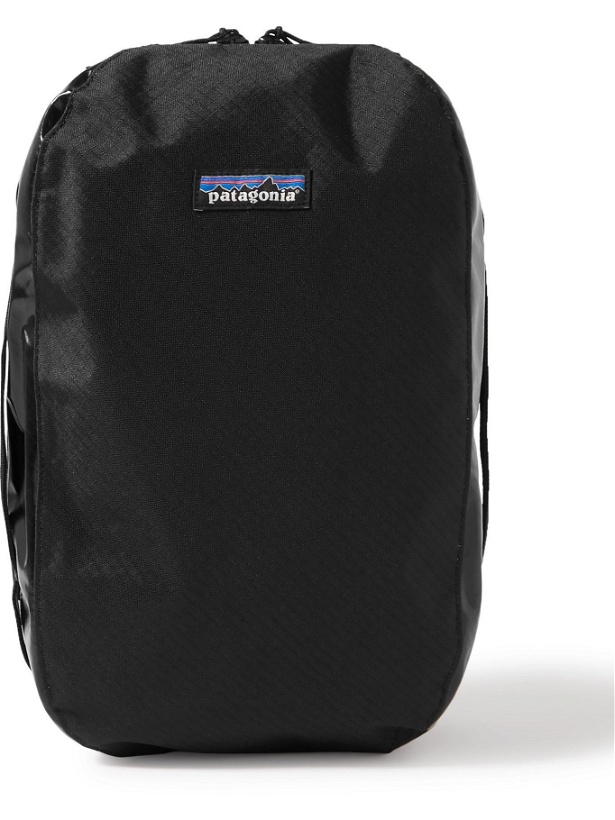 Photo: Patagonia - Black Hole 10L Logo-Print Recycled Coated-Ripstop Packing Cube