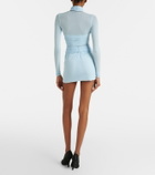 Wardrobe.NYC Ruched miniskirt