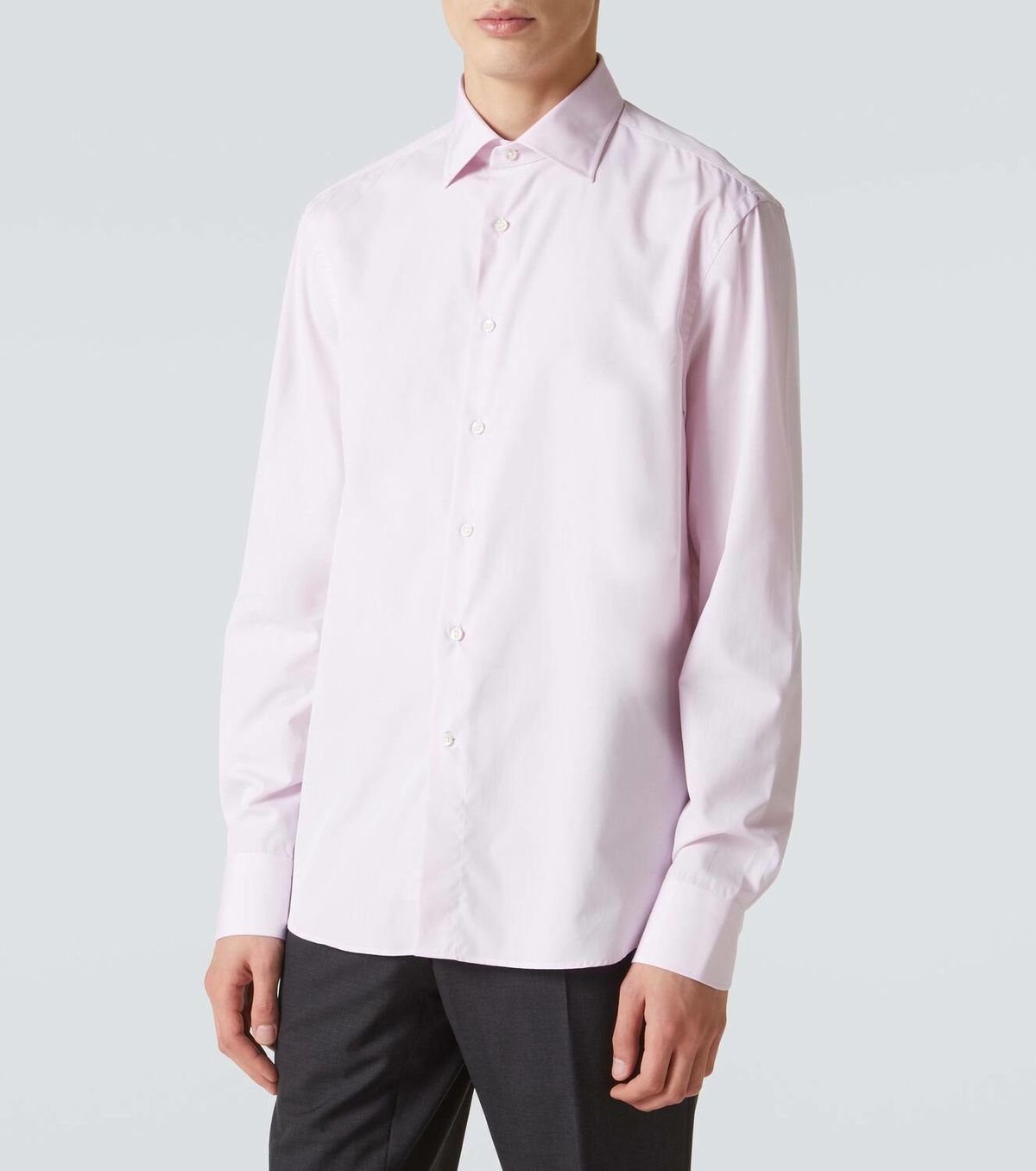 Canali Classic cotton Oxford shirt