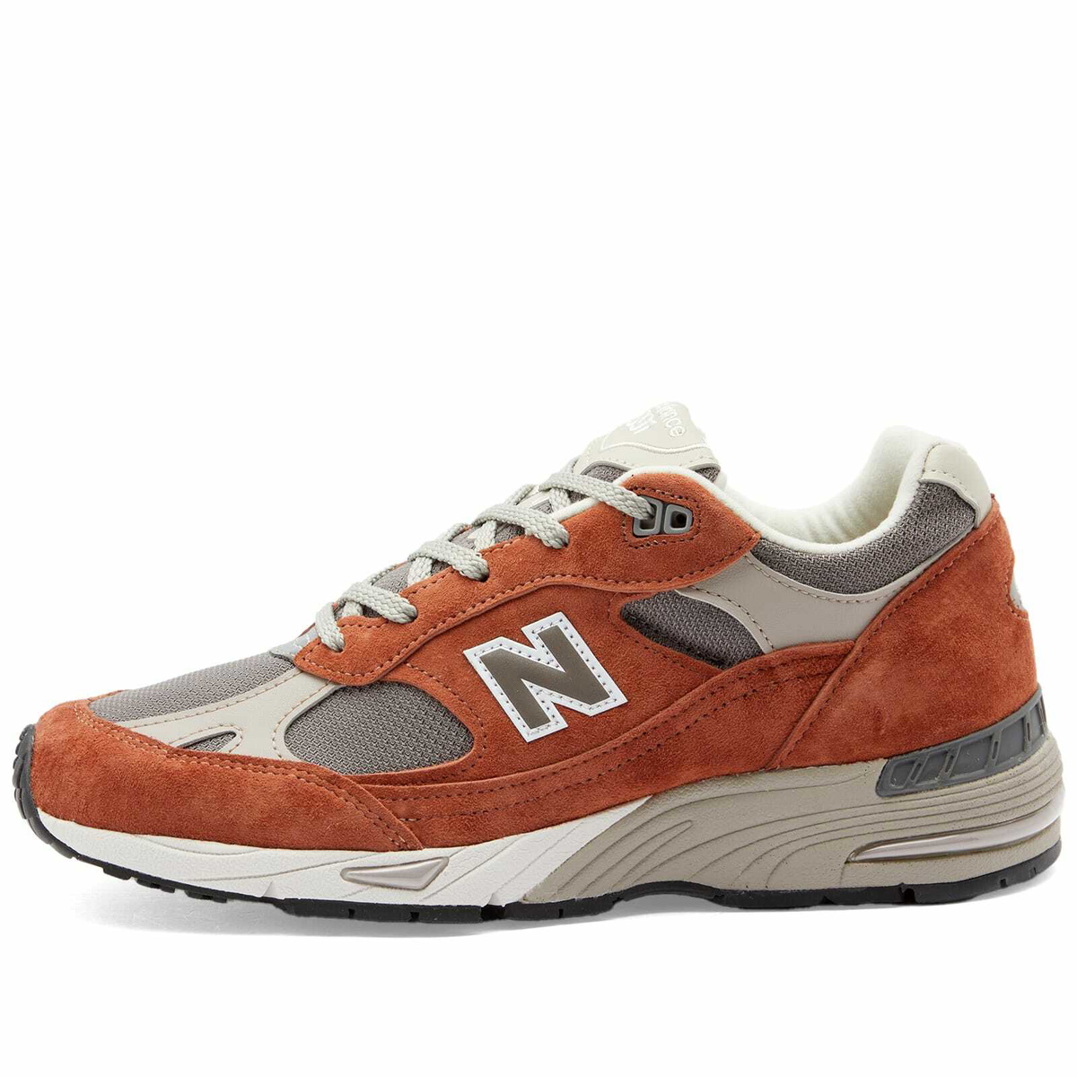 New Balance Women's W991PTY - Made in UK Sneakers in Orange/Grey