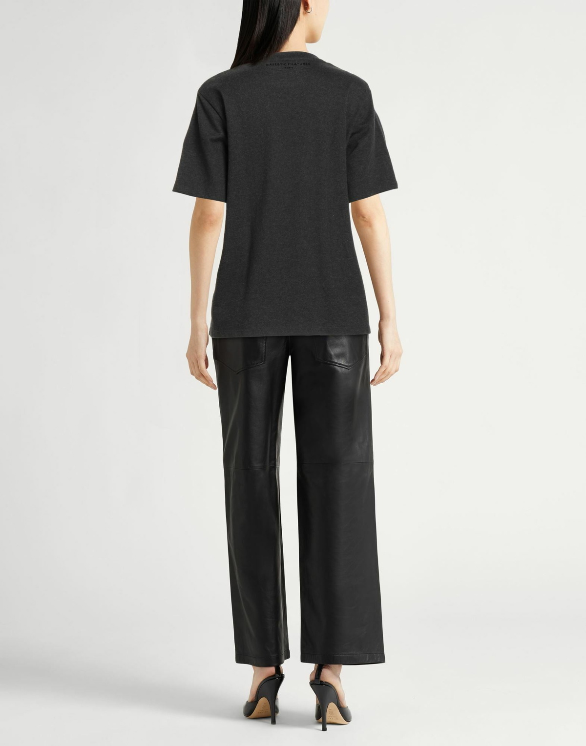 Majestic Filatures Womens T-shirt in Black