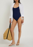 Lido Uno Cross-back Swimsuit Navy