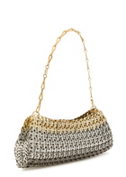 Rabanne 1969 Skyline Two-tone Disc Shoulder bag - Silver - One Size