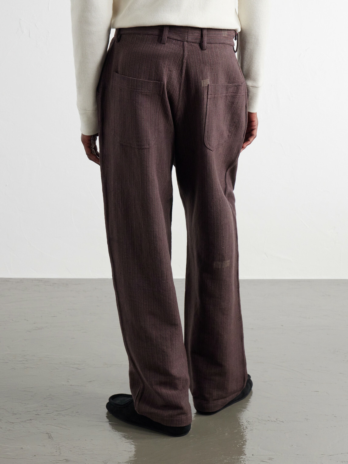 Kardo - Antonio Straight-Leg Pinstriped Cotton Suit Trousers - Brown
