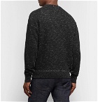 Alex Mill - Mélange Loopback Cotton-Jersey Sweatshirt - Black