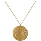 Alighieri Gold Il Leone Coin Necklace
