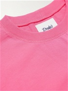 DRAKE'S - Cotton-Jersey T-Shirt - Pink