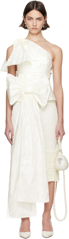 Photo: SUPER YAYA SSENSE Exclusive Bridal Capsule Beatrice Bow Top