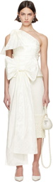 SUPER YAYA SSENSE Exclusive Bridal Capsule Beatrice Bow Top