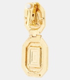 Alessandra Rich Crystal-embellished clip-on earrings