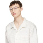 Thom Browne Silver and White Gold TB-909 Glasses