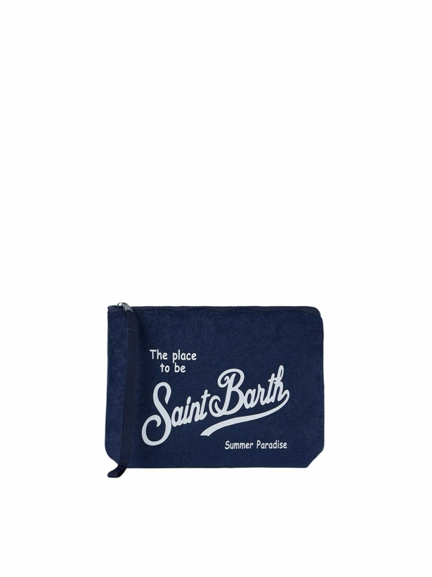 Photo: MC2 Saint Barth Aline Navy Blue Terry Pochette