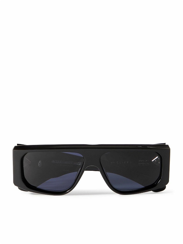 Photo: Jacques Marie Mage - Cliff Square-Frame Acetate and Silver-Tone Sunglasses