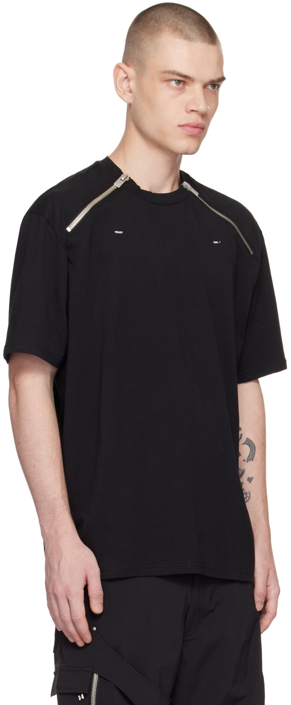 HELIOT EMIL Black Incandescence T-Shirt Heliot Emil