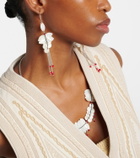 Isabel Marant Halsey embellished drop earrings