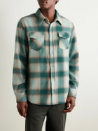 God's True Cashmere - Checked Cashmere Shirt - Green