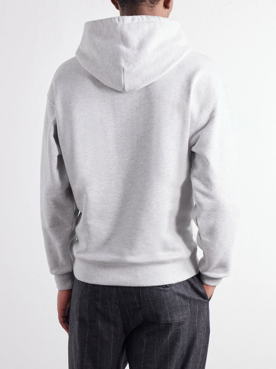 Aimé Leon Dore - Logo-Print Cotton-Jersey Hoodie - Gray
