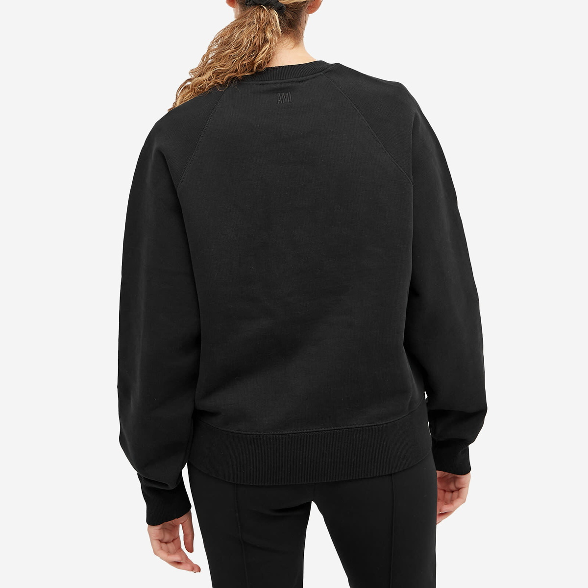 AMI Paris AMI Small ADC Crew Sweat in Black