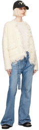 OPEN YY Blue Belted Loose Bootcut Jeans
