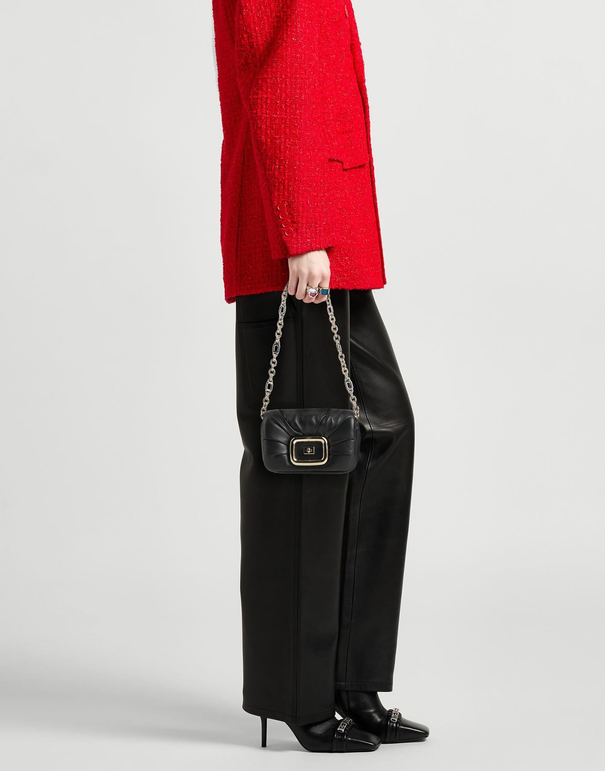 Roger Vivier Womens Handbag in Black