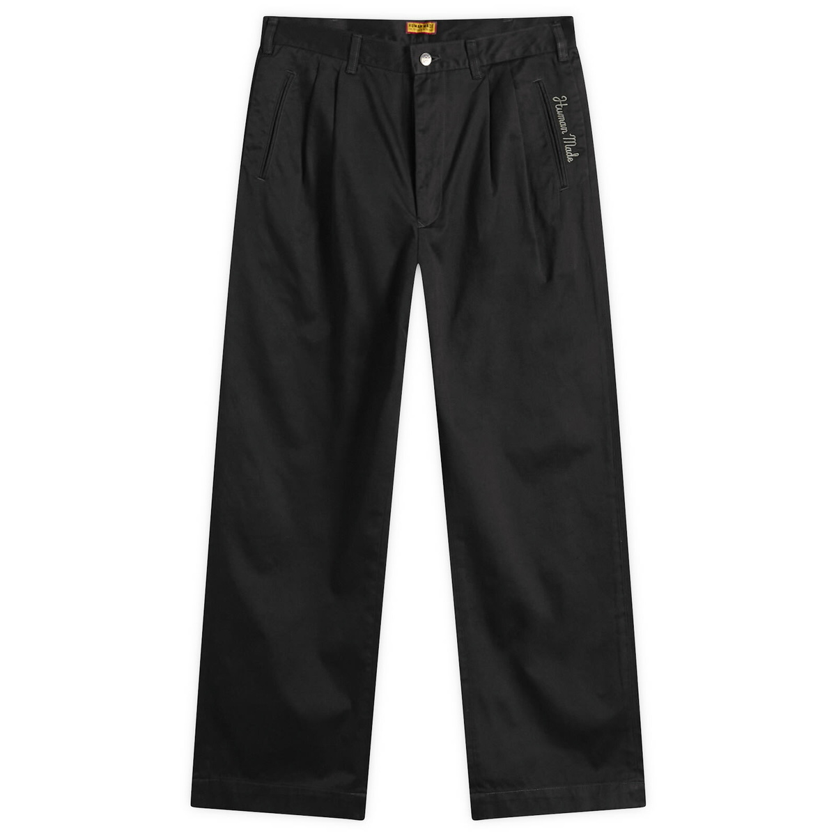 Human Made Men's Wide Cropped Pants in White Human Made