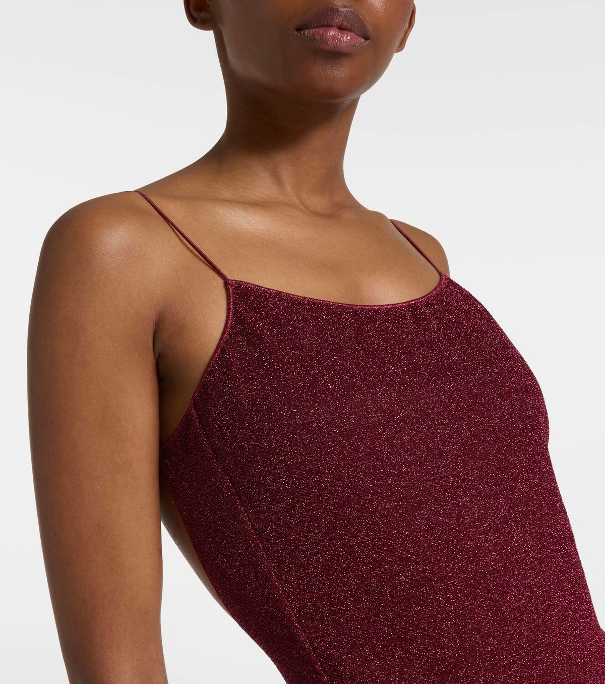 Oséree Lumière open-back swimsuit