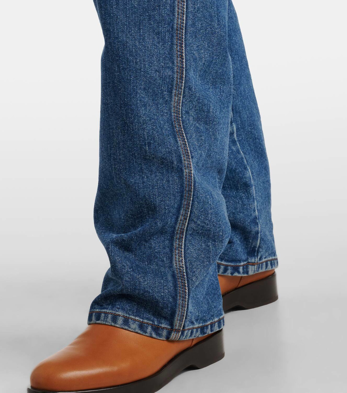 Loro Piana Etienne high-rise straight jeans