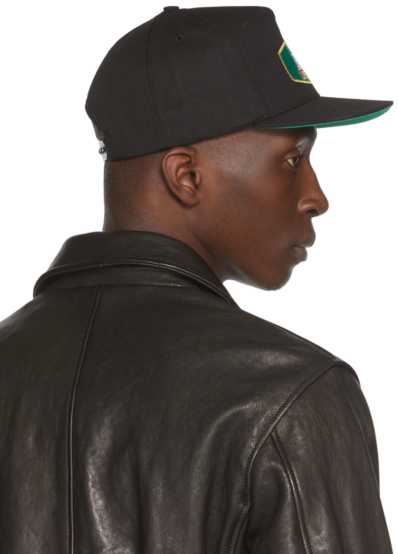 Rhude Racing Cap Rhude Black Racing Crest Cap Rhude