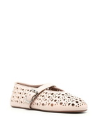 ALAÏA - Leather Ballet Flats