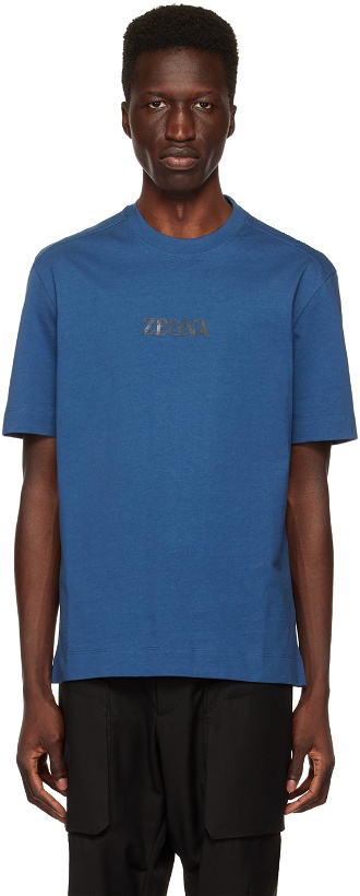 Photo: ZEGNA Blue #UseTheExisting T-Shirt